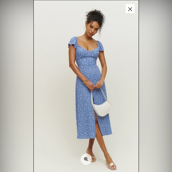 Reformation Baxley Dress - Eve, size 8 - Picture 2 of 10